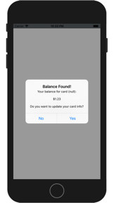 Prepaid Credit Card Balances screenshot