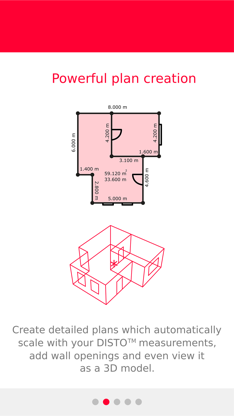 Leica DISTO Plan screenshot 2