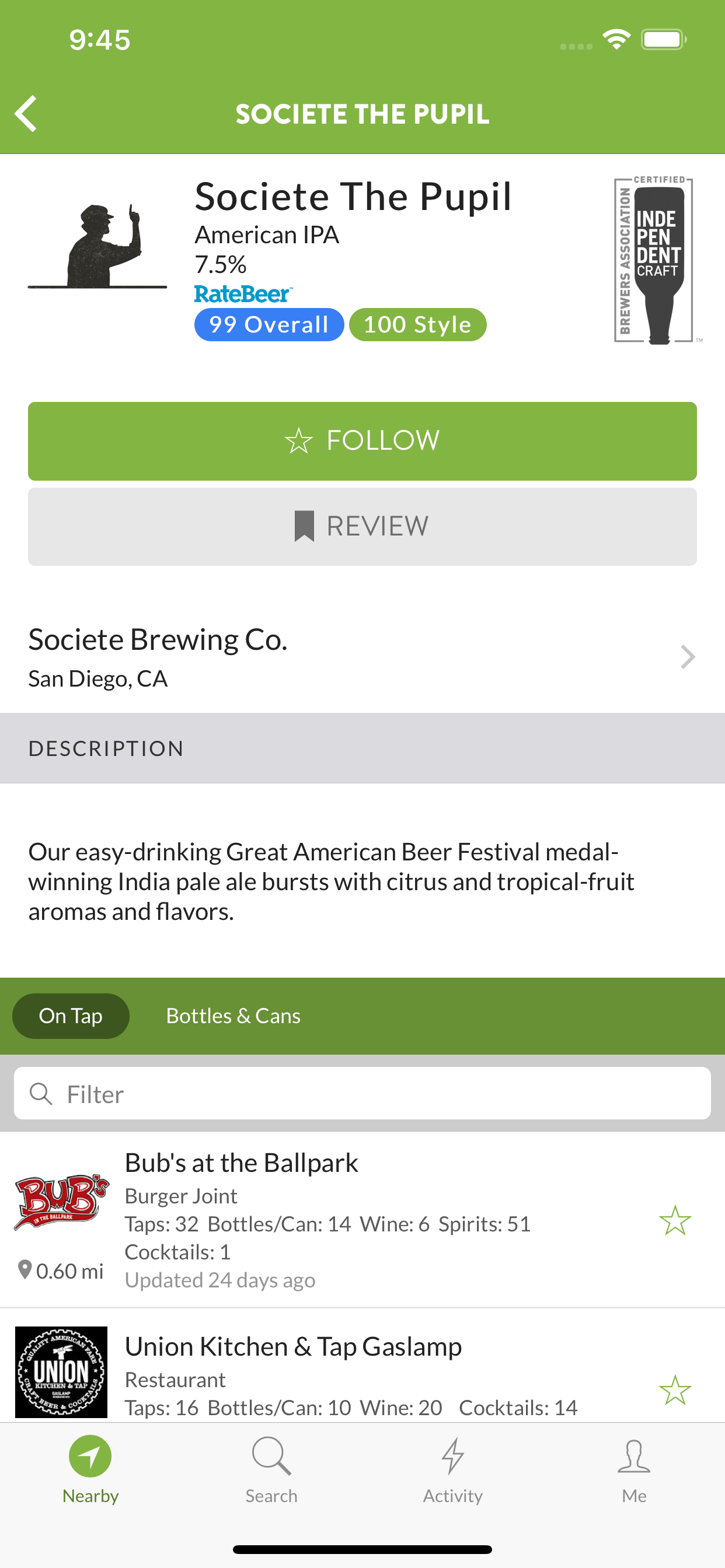 TapHunter - Find Beverages screenshot 5