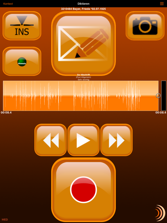 Screenshot #5 pour voice4mobile MED