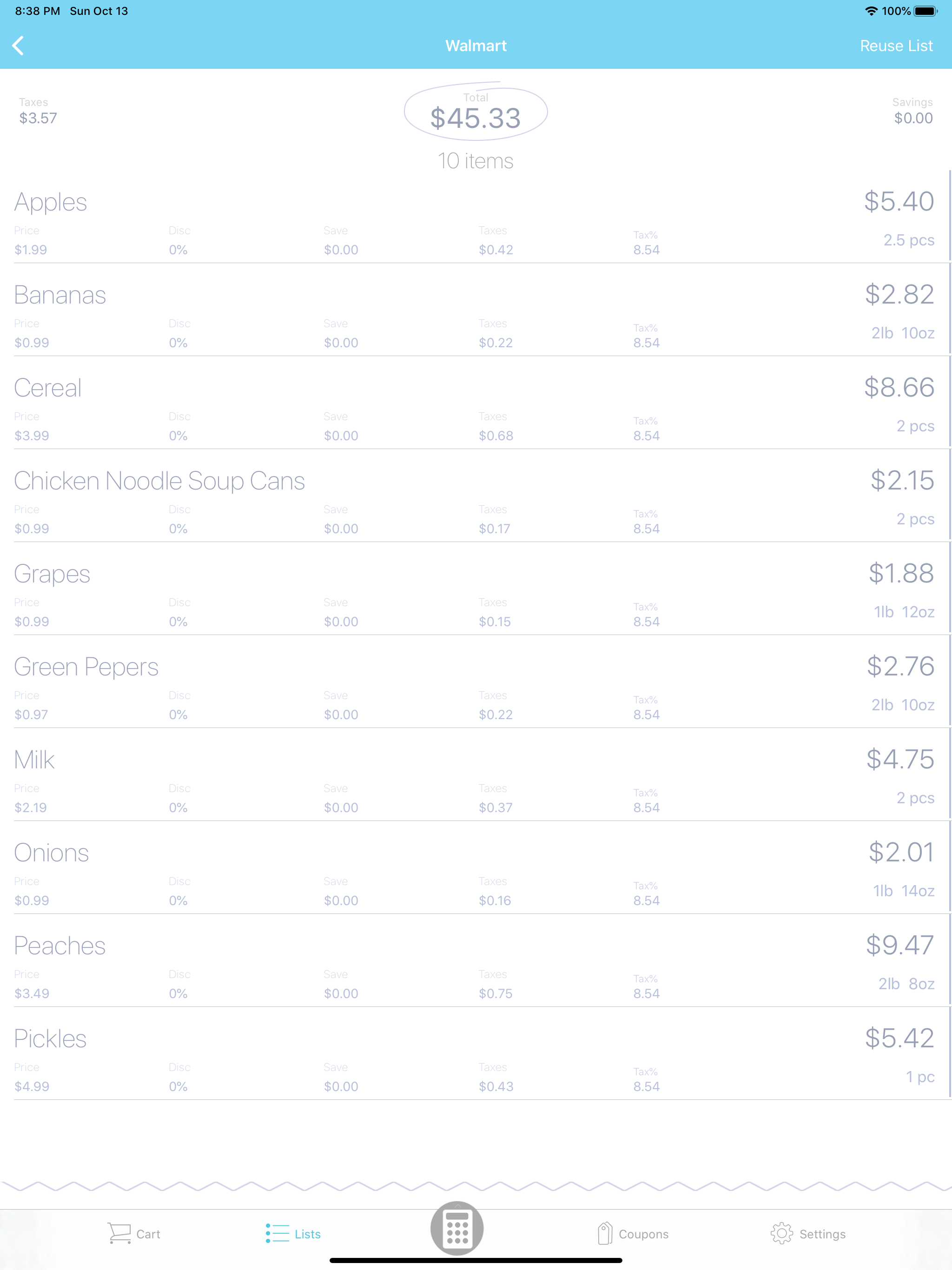 Total Plus:Shopping Calculator screenshot 14