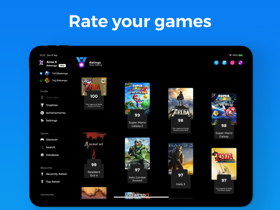 Area X - Trophies, Gaming News iPad screenshot 6 - News app