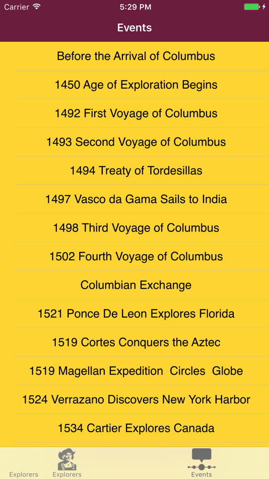 #2. EXPLORERS: Age of Exlporation (iOS) By: Historycentral.com