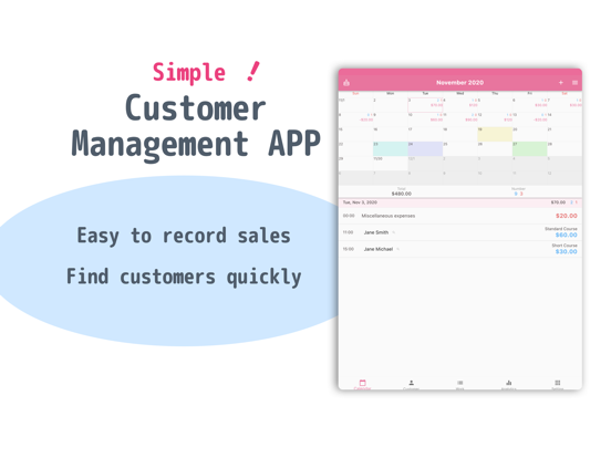 Screenshot #4 pour ClientNote: Salon CRM, Booking