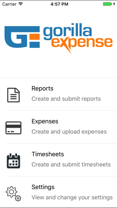 Gorilla Expense Pro Screenshot