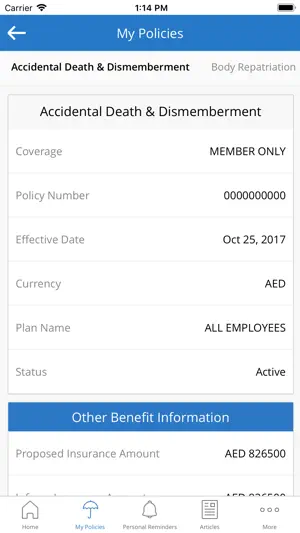 myMetLife Gulf Middle East screenshot 4