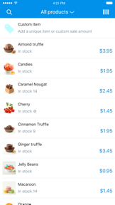 My mPOS screenshot