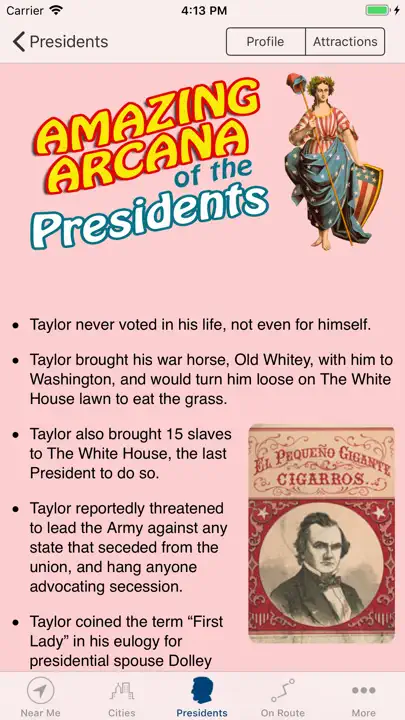 Roadside Presidents iPhone Screenshot 5