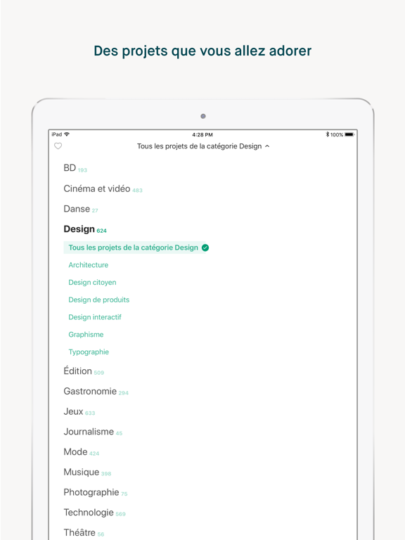 Screenshot #5 pour Kickstarter