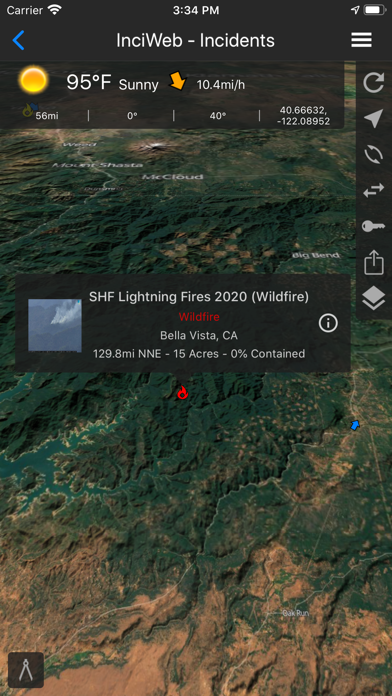 Fires - WILDFIRE INFO & ATLAS Screenshot