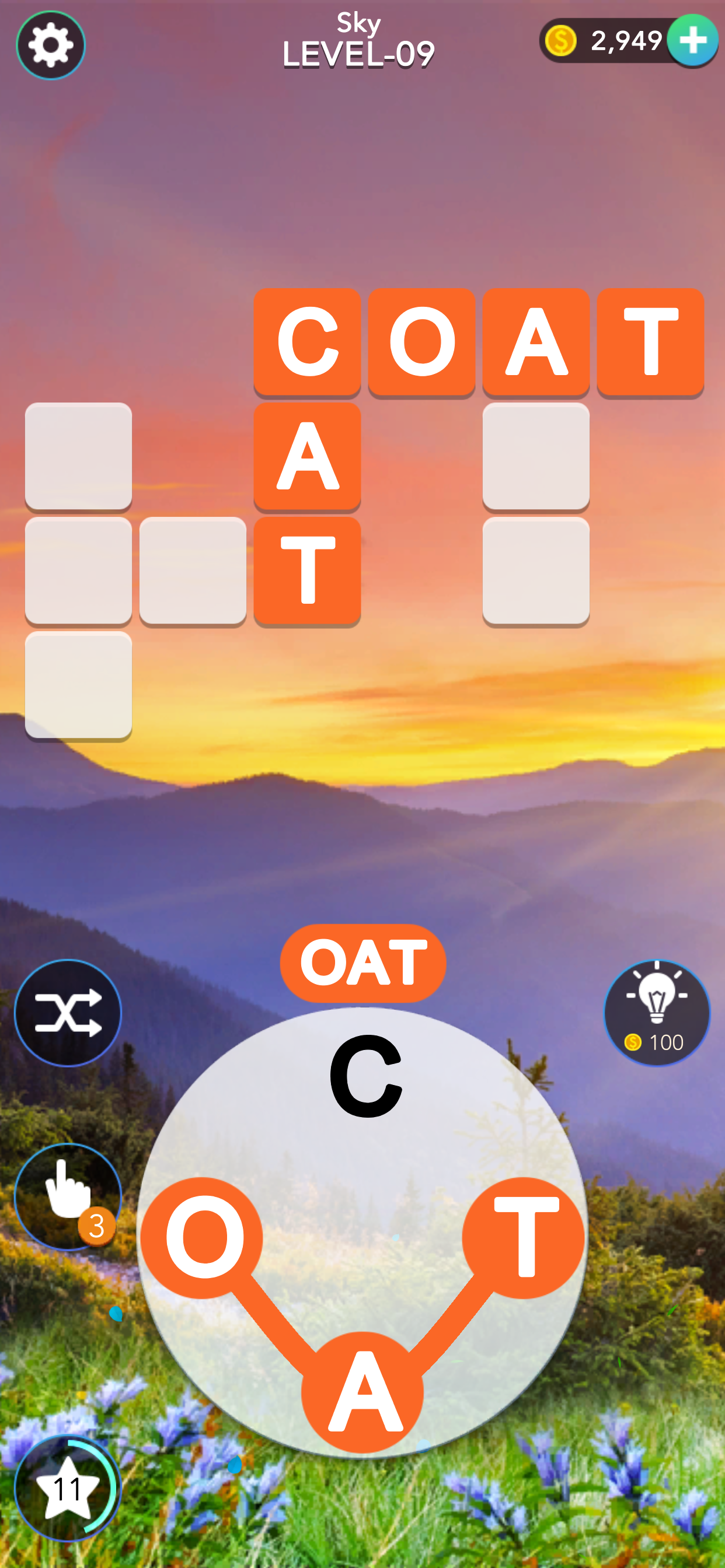 Word Mind: Crossword puzzle