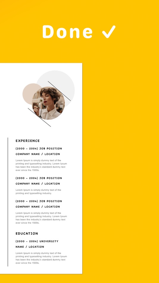 #7. Resume PDF & CV Template Maker (iOS) By: Maksim Blazhyvskiy