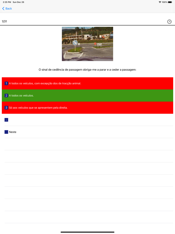 Screenshot #4 pour Testes de Código IMTT: Exames