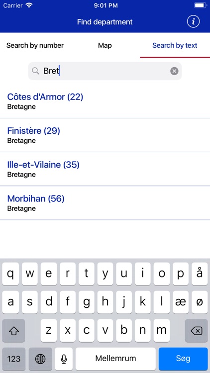 Departments of France - info screenshot-3
