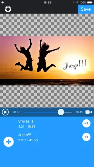 MojiMov - Text on the video. screenshot 1