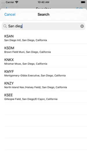 WatchMETAR screenshot 3
