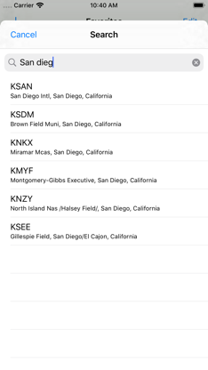 WatchMETAR screenshot 3