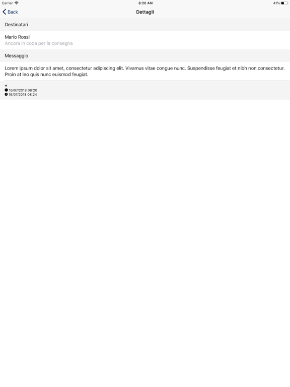 SubitoSMS iPad screenshot