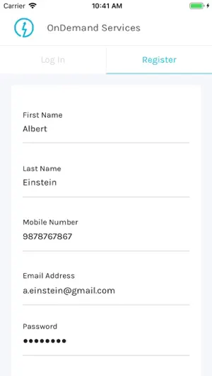 OnDemand Services App screenshot 2