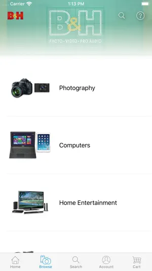 B&H Photo, Video & Pro Audio screenshot 2