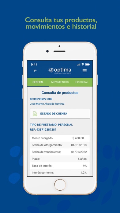 Optima Movil Screenshot