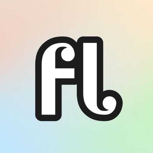 Flowly: font & image tracing icon