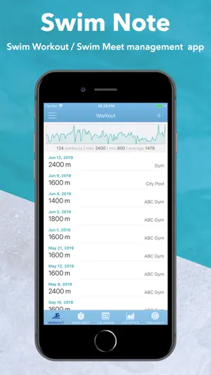 Swim Note screenshot 1