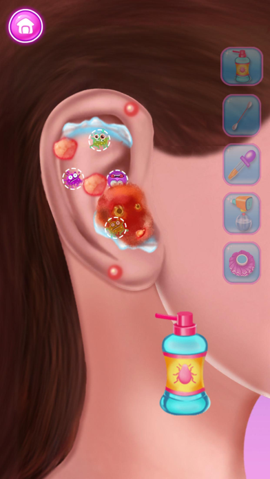 Ear Piercing & Tattoo Games Screenshot