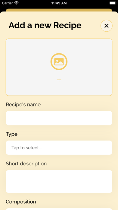 Kitchen Notebook Screenshot