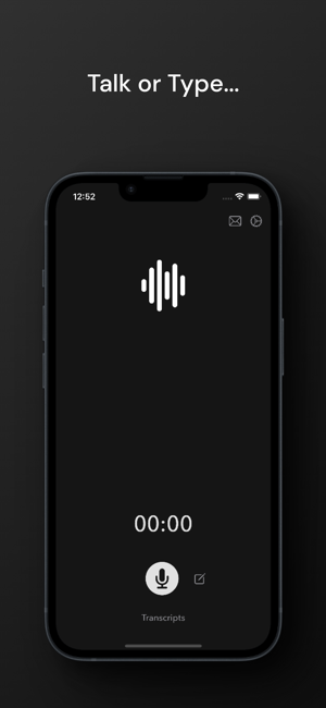 ‎Audio Writer - Transcript AI Screenshot