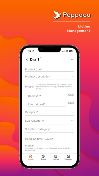 Peppaca Seller Screenshot