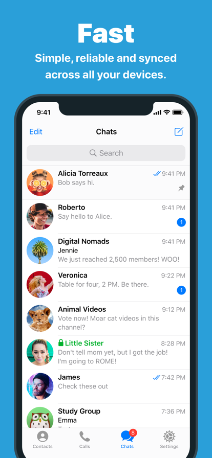 Telegram Messenger Screenshots