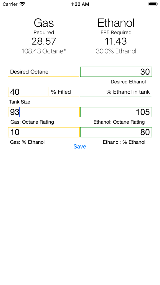 #1. E85 Calculator (iOS) 由: Sheharyar Irfan