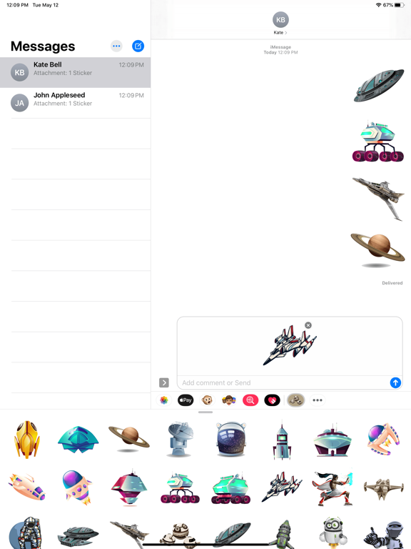 Screenshot #6 pour Star Force Stickers
