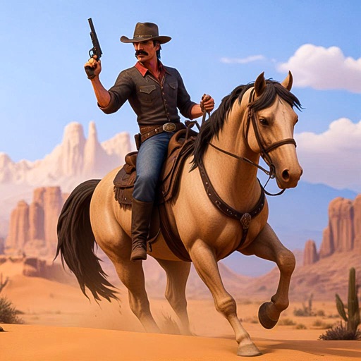 Wild West Cowboy Horse Games