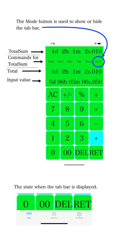 TimeDeCalc