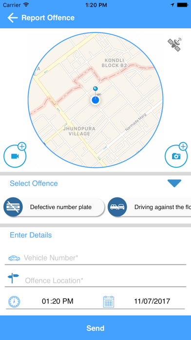 Traffic Prahari iPhone screenshot 3