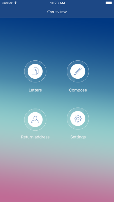 Write a letter Screenshot