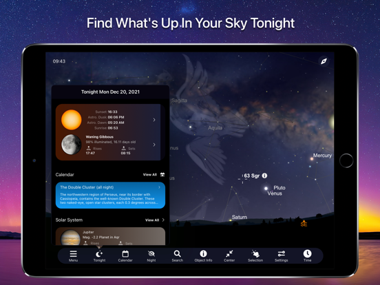 SkySafari Eclipse 2024 iPad app afbeelding 3