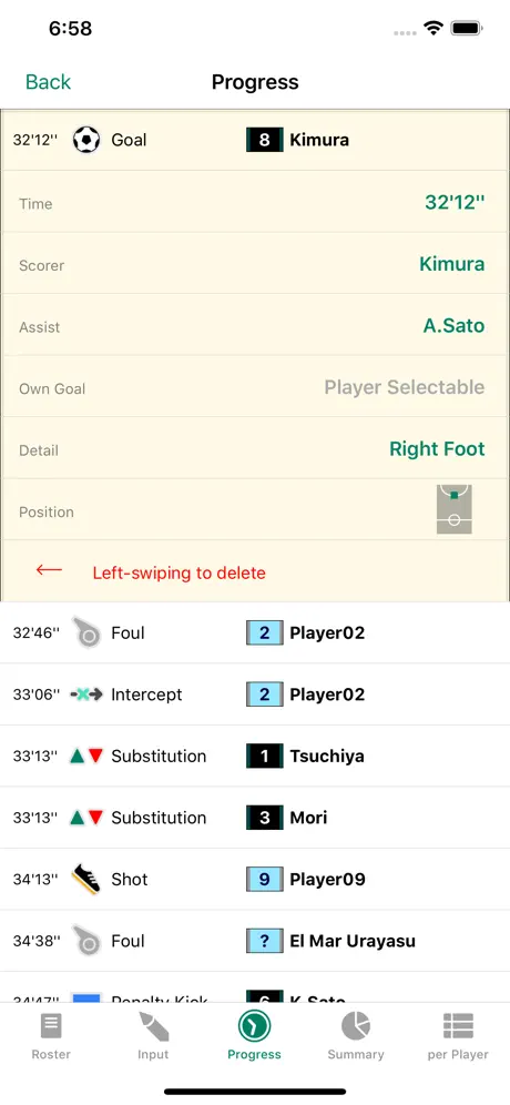 Futsal Notes screenshot 4