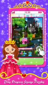Pink Princess Learning Phone screenshot