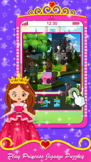 Pink Princess Learning Phone screenshot 4