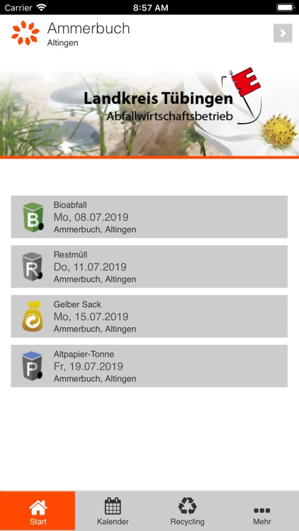 Landkreis Tübingen Abfall-App