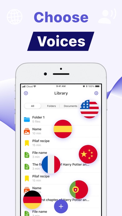 Text to Speech – Reading Aloud Screenshot
