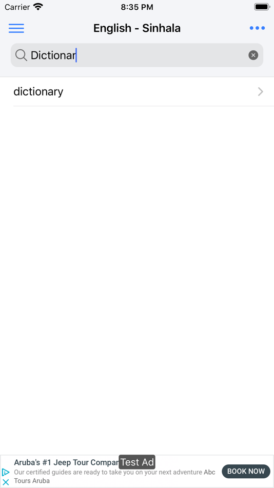 #3. Sinhala English Dictionary (iOS) 由: Sachith Dassanayake
