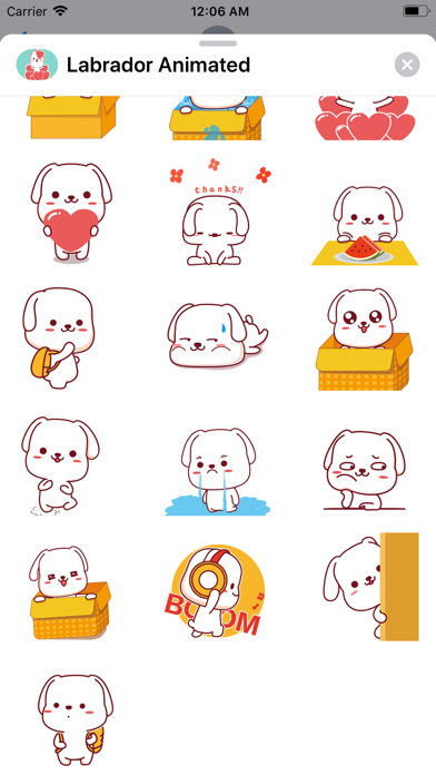 Labrador - LabMojis Animated Screenshot