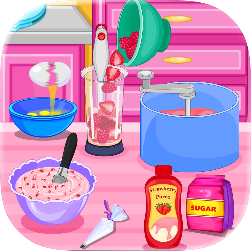 Apple App Store cover for Cooking Game Farm Strawberries