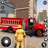 US Fire Truck Firefighter Game icon