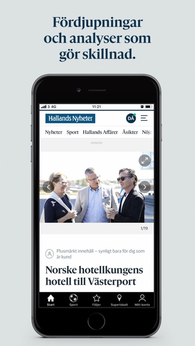 Hallands Nyheter Screenshot