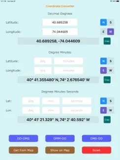 Coordinate Convertor Pro HD iPad image 1